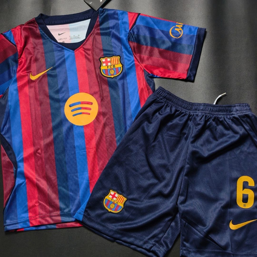 Barcelona Dziecięcy Komplet domowy – koszulka + spodenki 2026/27