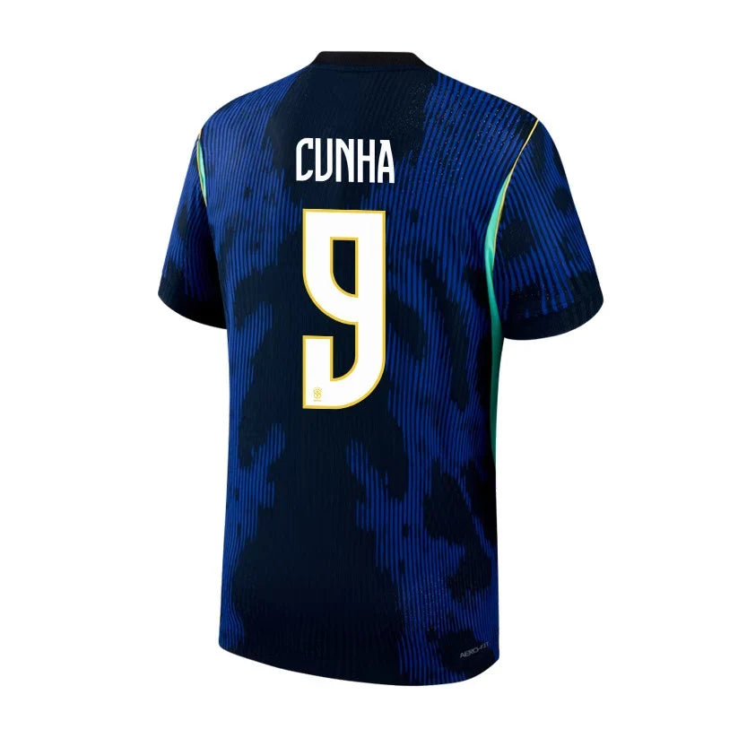 CUNHA #9 Brazylia Koszulka Wyjazdowa – Mundial 2026