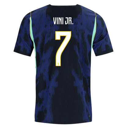 Vini Jr. #7 Brazylia Koszulka Wyjazdowa Wersja zawodnicza – Mundial 2026