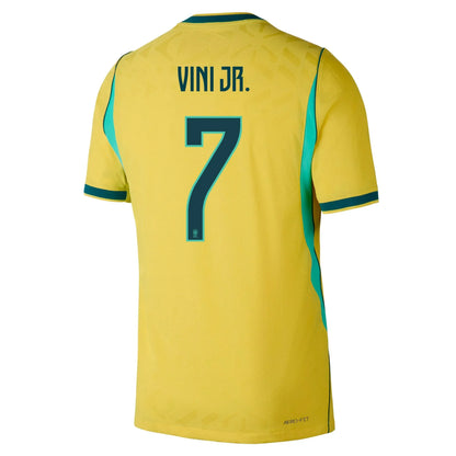 Vini Jr. #7 Brazylia Koszulka Domowa Wersja zawodnicza – Mundial 2026