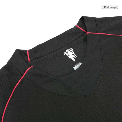 Manchester United Koszulka retro wyjazdowa z długim rękawem 2007/08