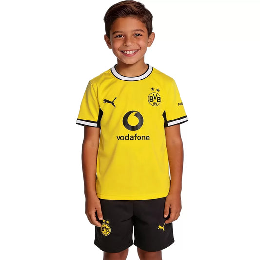 Borussia Dortmund Dziecięcy Komplet domowy – koszulka + spodenki 2026/27