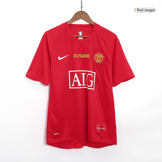 Manchester United Koszulka retro domowa UCL Final 2007/08