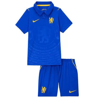 Chelsea Dziecięcy Komplet domowy – koszulka + spodenki 2026/27