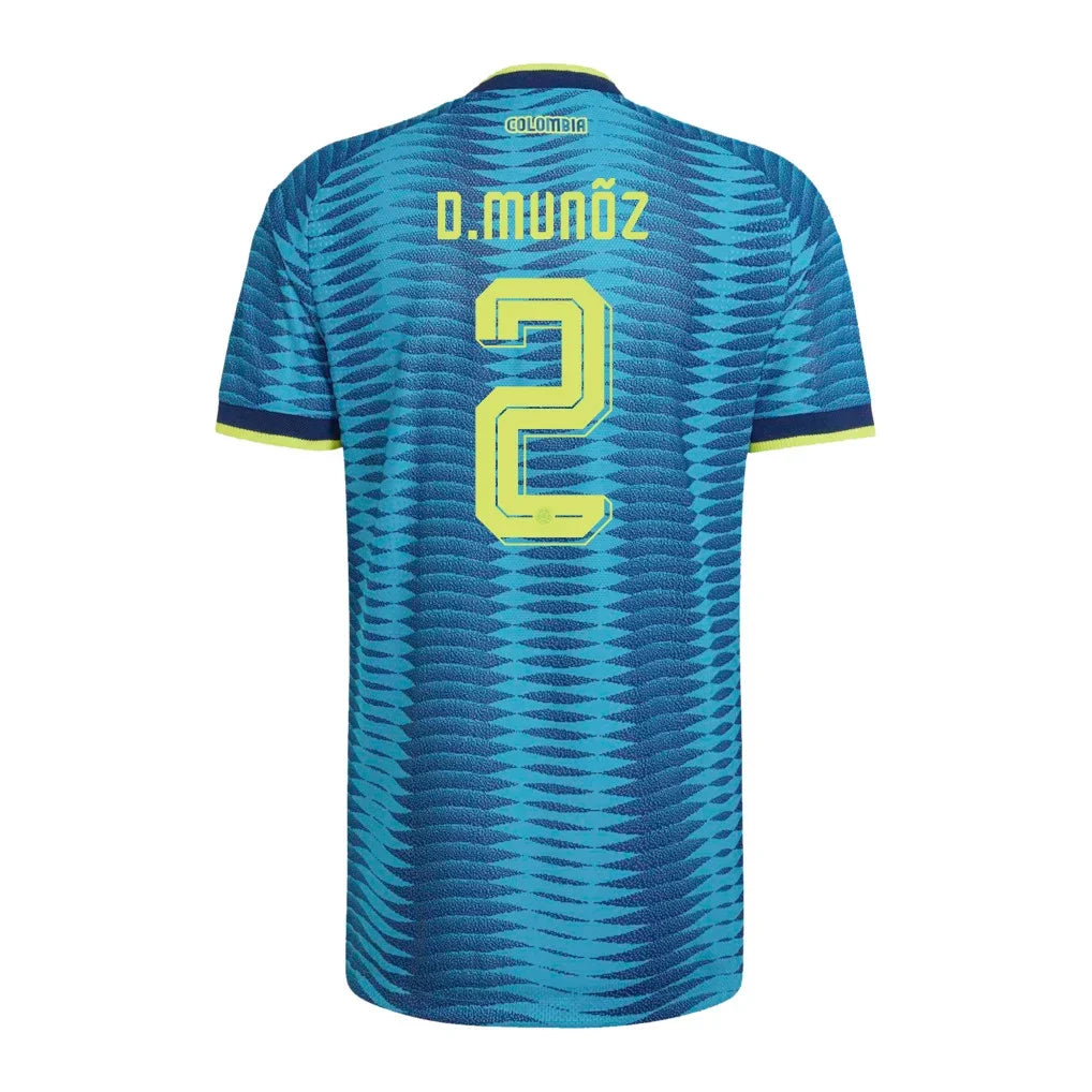Muñoz #2 Kolumbia Koszulka Wyjazdowa – Mundial 2026