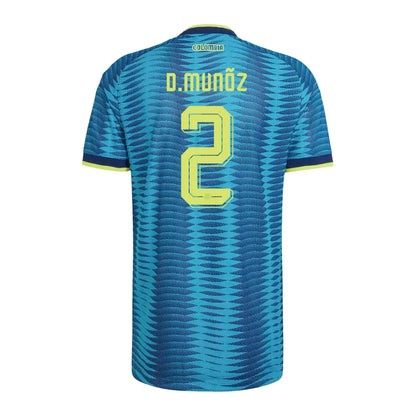 Muñoz #2 Kolumbia Koszulka Wyjazdowa – Mundial 2026