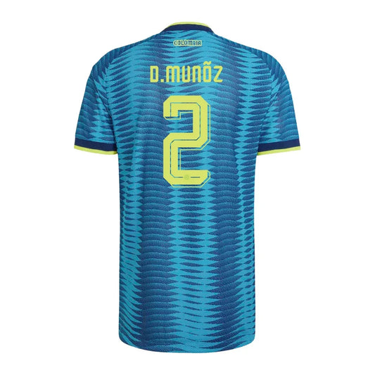 Muñoz #2 Kolumbia Koszulka Wyjazdowa – Mundial 2026