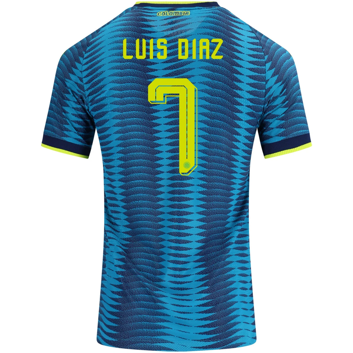 Luis Díaz #7 Kolumbia Koszulka Wyjazdowa Wersja zawodnicza – Mundial 2026