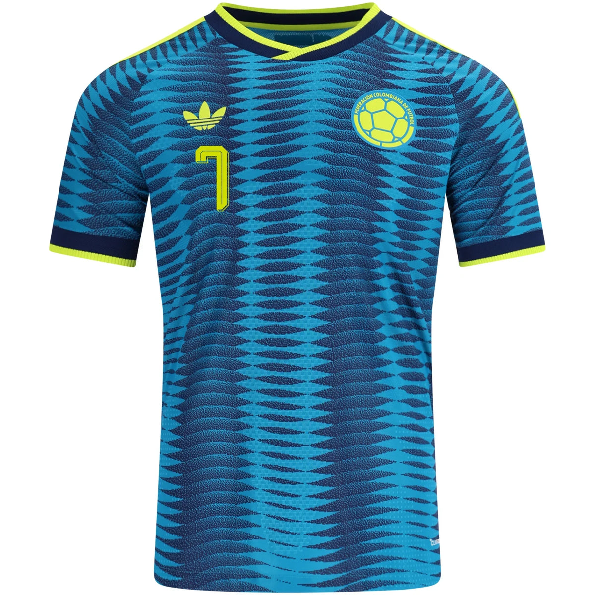 Luis Díaz #7 Kolumbia Koszulka Wyjazdowa Wersja zawodnicza – Mundial 2026