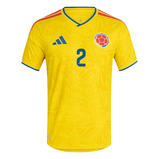 Muñoz #2 Kolumbia Koszulka Domowa – Mundial 2026