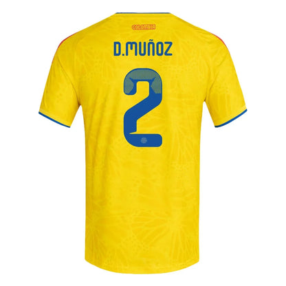 Muñoz #2 Kolumbia Koszulka Domowa – Mundial 2026