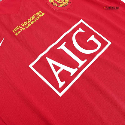 Manchester United Koszulka retro domowa UCL Final 2007/08