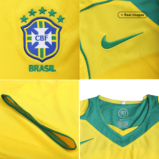 Brazylia Koszulka retro domowa 2004