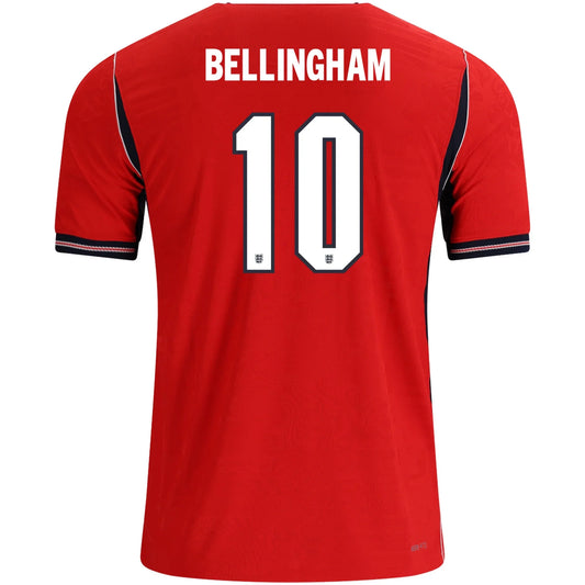 BELLINGHAM #10 Anglia Koszulka Wyjazdowa Wersja zawodnicza – Mundial 2026