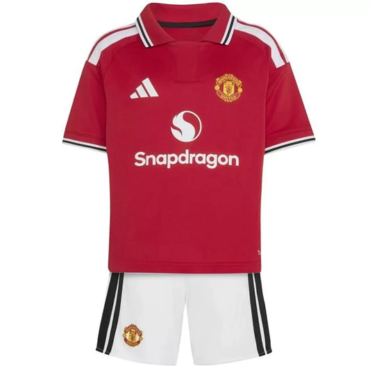 Manchester United Dziecięcy Komplet domowy – koszulka + spodenki 2026/27