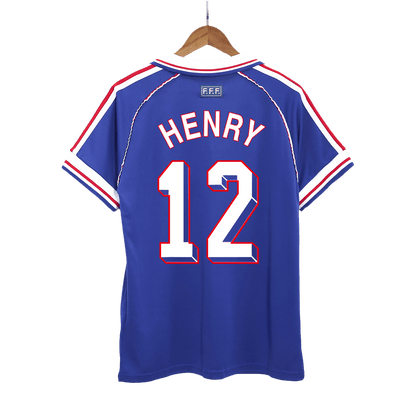 HENRY #12 Francja Koszulka retro domowa 1998