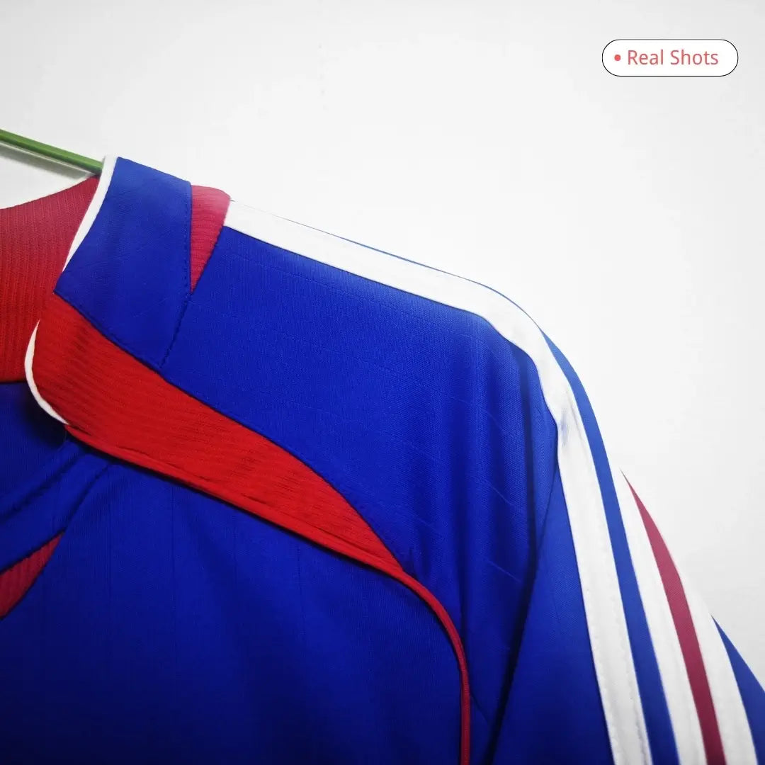 ZIDANE #10 Francja Koszulka retro domowa 2006