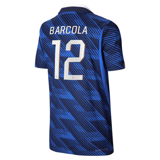 BARCOLA #12 Francja Koszulka Domowa Wersja zawodnicza – Mundial 2026
