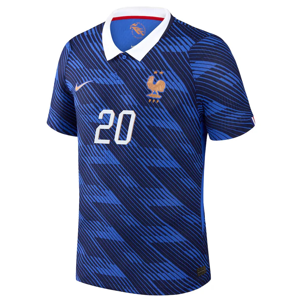 Doue #20 Francja Koszulka Domowa Wersja zawodnicza – Mundial 2026
