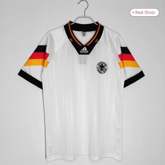 Niemcy Koszulka retro domowa Euro 1992