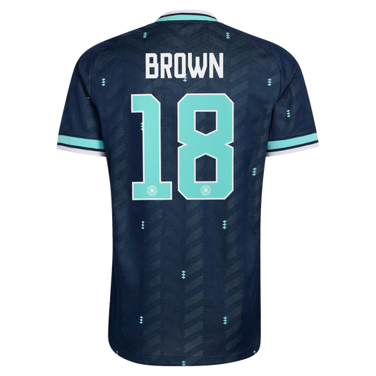 BROWN #18 Niemcy Koszulka Wyjazdowa Wersja zawodnicza – Mundial 2026