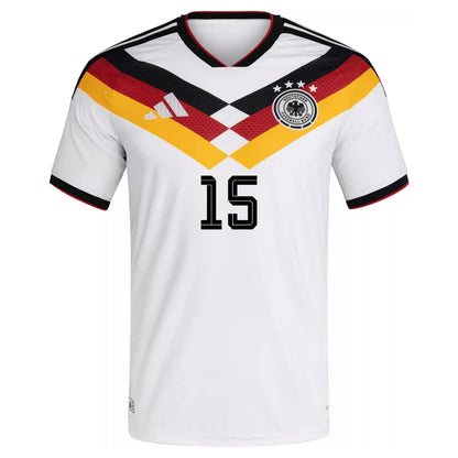 SCHLOTTERBECK #15 Niemcy Koszulka Domowa Wersja zawodnicza – Mundial 2026