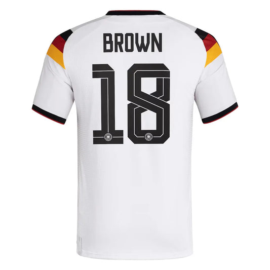 BROWN #18 Niemcy Koszulka Domowa Wersja zawodnicza – Mundial 2026