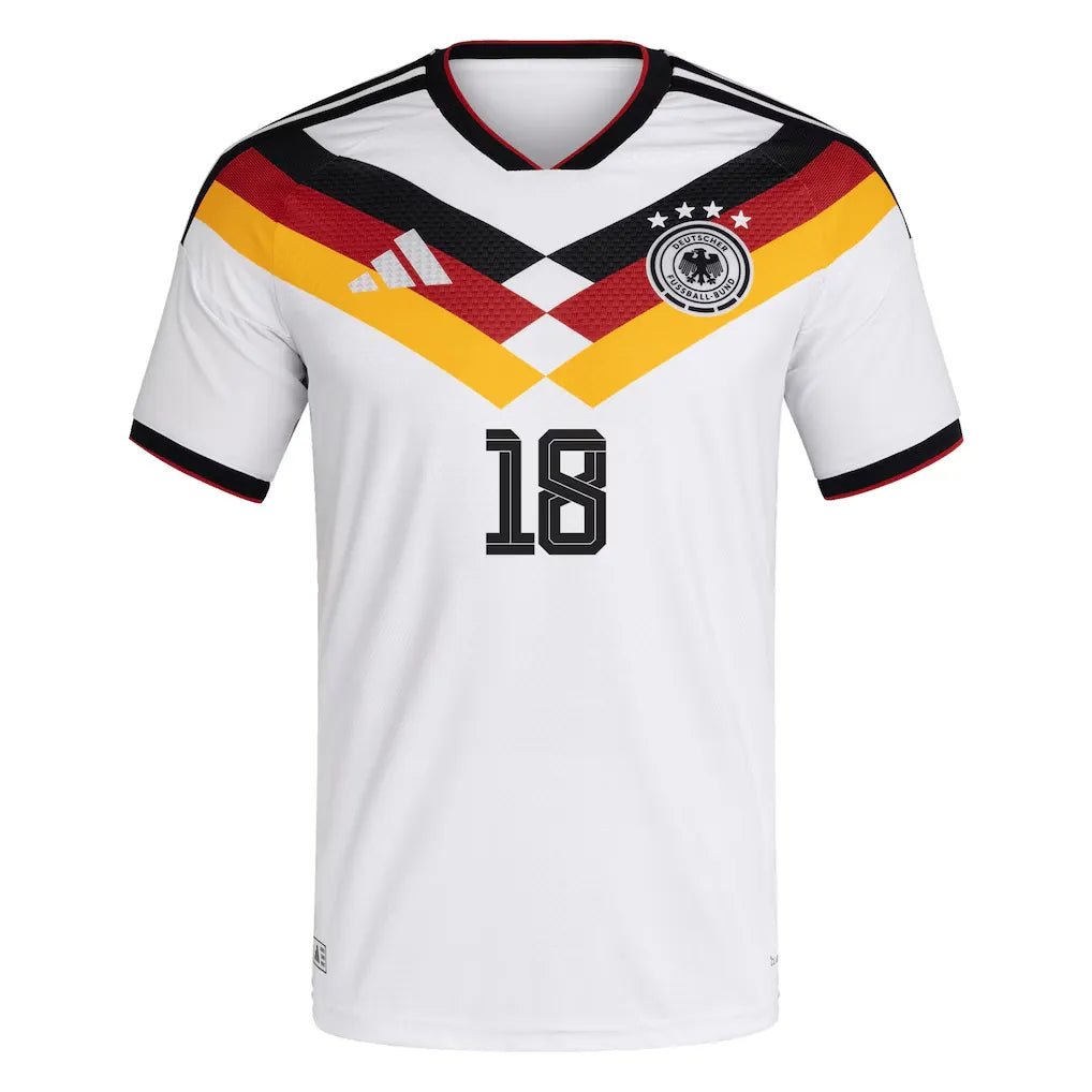 BROWN #18 Niemcy Koszulka Domowa Wersja zawodnicza – Mundial 2026