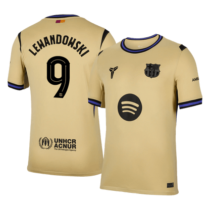 LEWANDOWSKI #9 Barcelona Koszulka wyjazdowa 2025/26 – UCL