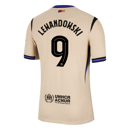 LEWANDOWSKI #9 Barcelona Koszulka wyjazdowa Wersja zawodnicza 2025/26 – UCL