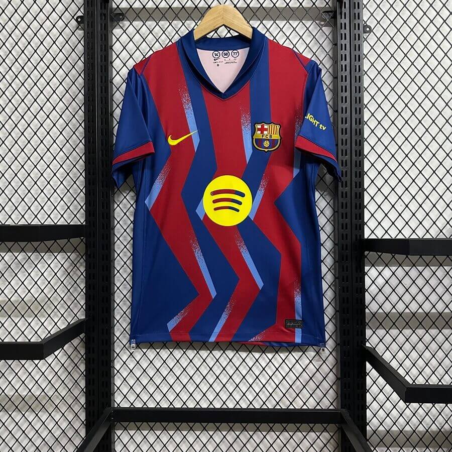 LEWANDOWSKI #9 Barcelona El Clásico Koszulka czwarta 2025/26
