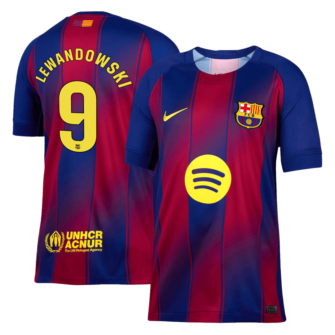 LEWANDOWSKI #9 Barcelona Koszulka domowa 2025/26