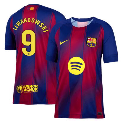 LEWANDOWSKI #9 Barcelona Koszulka domowa 2025/26