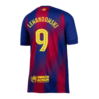 LEWANDOWSKI #9 Barcelona Koszulka domowa 2025/26 – UCL