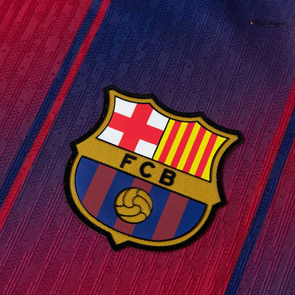 LEWANDOWSKI #9 Barcelona Koszulka domowa Wersja zawodnicza 2025/26 – UCL