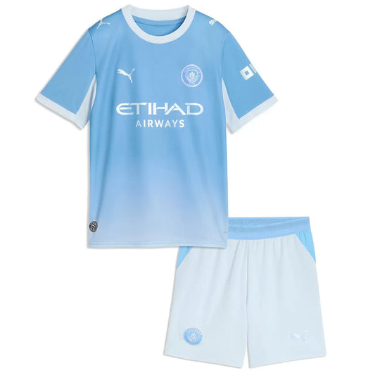 Manchester City Dziecięcy Komplet domowy – koszulka + spodenki 2026/27