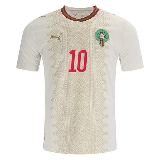 Brahim #10 Maroko Koszulka Wyjazdowa – Mundial 2026