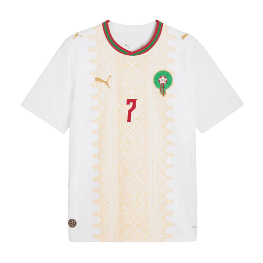 Talbi #7 Maroko Koszulka Wyjazdowa – Mundial 2026