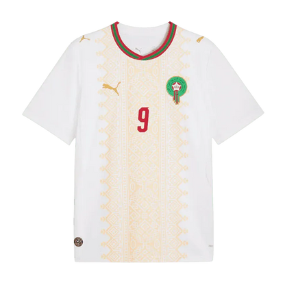 Rahimi #9 Maroko Koszulka Wyjazdowa – Mundial 2026