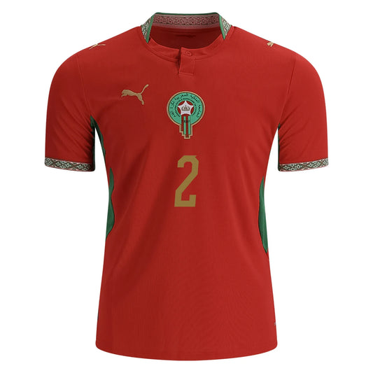 Hakimi #2 Maroko Koszulka Domowa – Mundial 2026