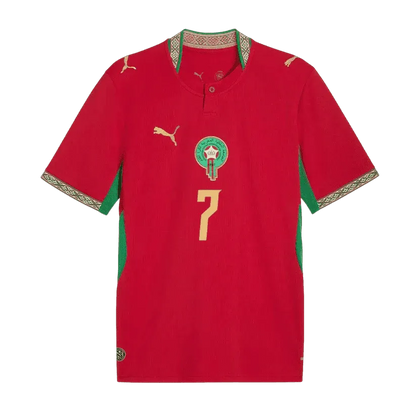 Talbi #7 Maroko Koszulka Domowa – Mundial 2026