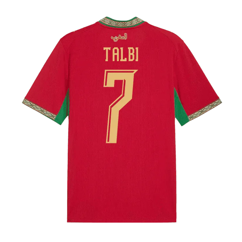 Talbi #7 Maroko Koszulka Domowa – Mundial 2026
