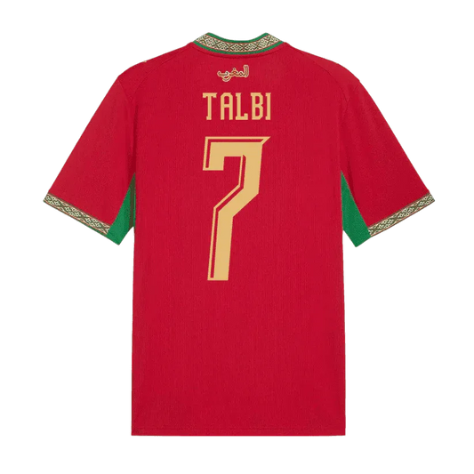 Talbi #7 Maroko Koszulka Domowa – Mundial 2026