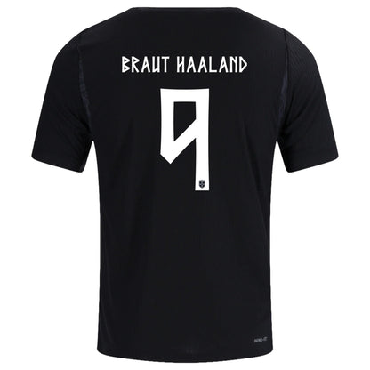 BRAUT HAALAND #9 Norwegia Koszulka Wyjazdowa Wersja zawodnicza – Mundial 2026