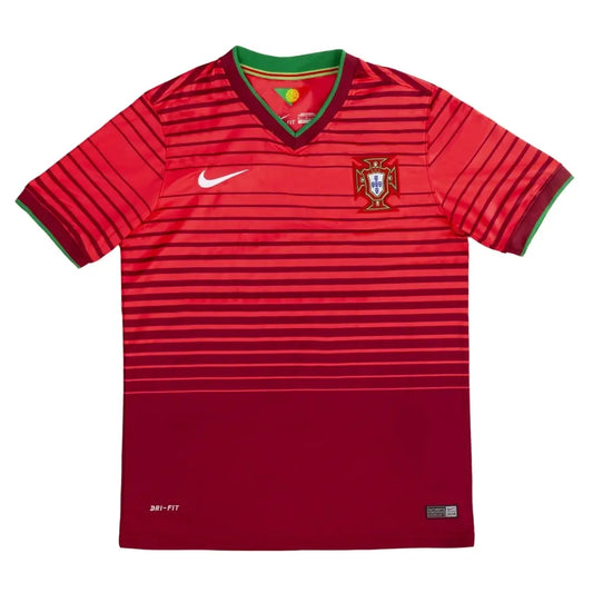 Portugalia Koszulka retro domowa 2014