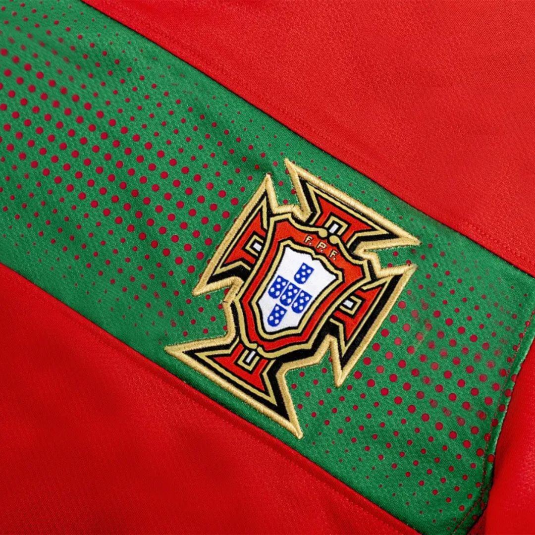 Ronaldo #7 Portugalia Koszulka retro domowa 2010