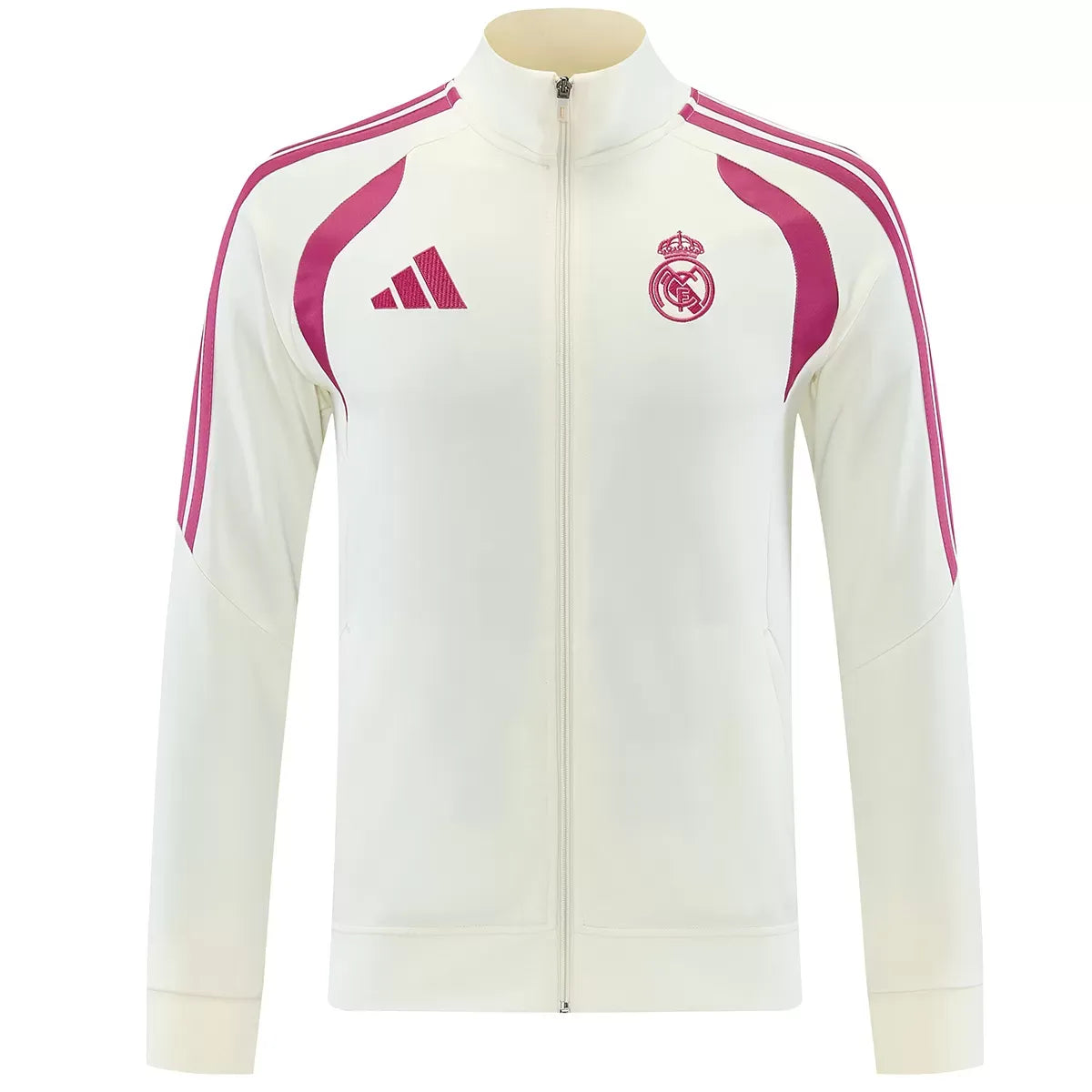 Real Madrid 1/4 rits trainingsshirt wit 2026/27