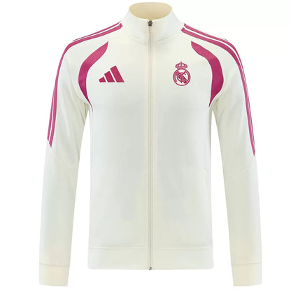 Real Madrid 1/4 rits trainingsshirt wit 2026/27