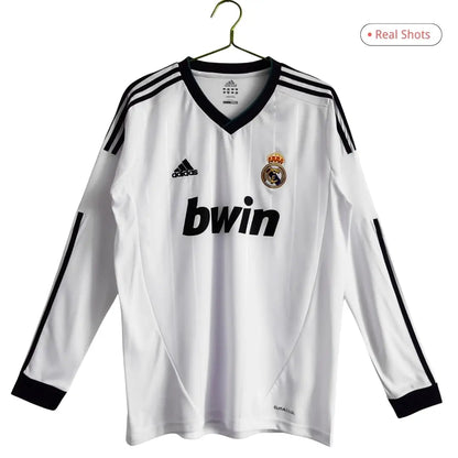 Real Madrid Koszulka retro domowa z długim rękawem 2012/13