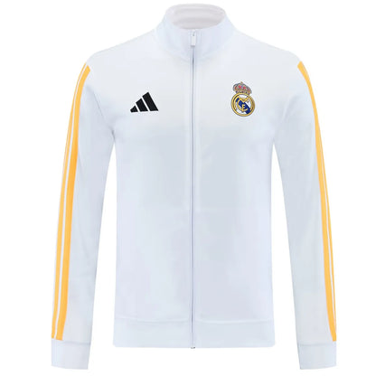 Real Madrid Pre-Match-Jacke Weiß 2026/27